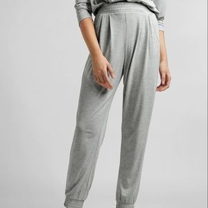 Express ultra high waisted silky sueded joggers pants slate gray small